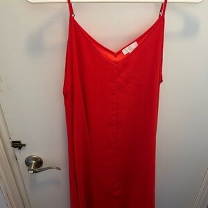 Charming Charlie Red Asymmetrical Dress
